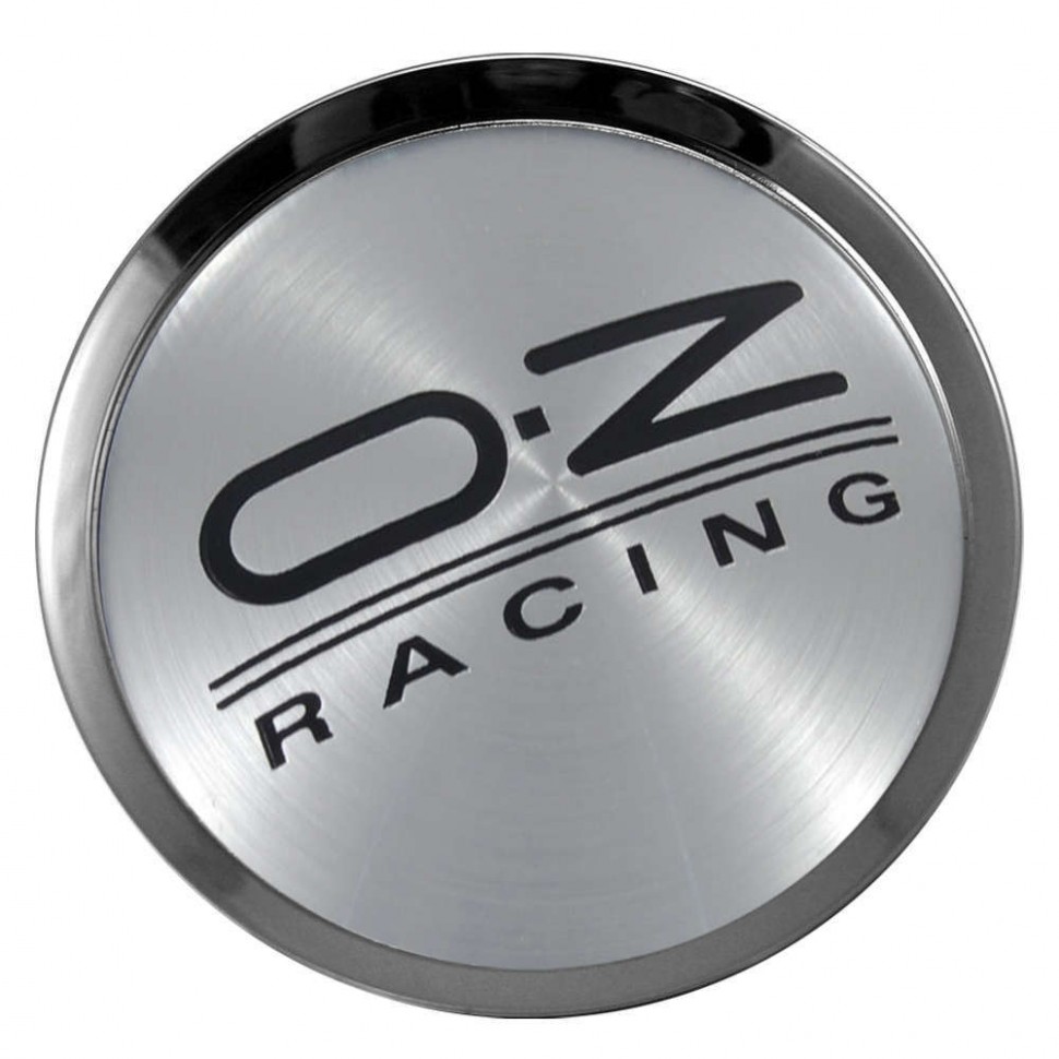 Купить заглушки для диска со стикером Oz Racing (64/60/6) хром в Москве,  продажа в интернет-магазине